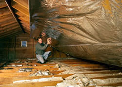 Radiant Barrier Attic Insulation in a New York home